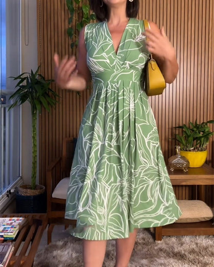 ✨2025 Nowe produkty💃Patchworkowa sukienka z nadrukiem