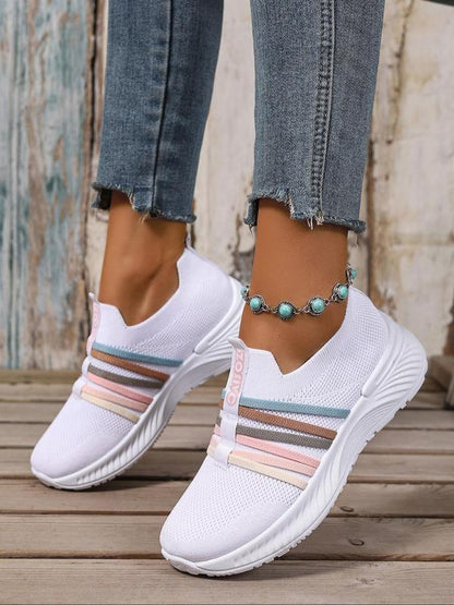 👟 🏃 Αναπνέοντα γυναικεία αθλητικά παπούτσια από mesh - Ελαφριά και άνετα 🌸