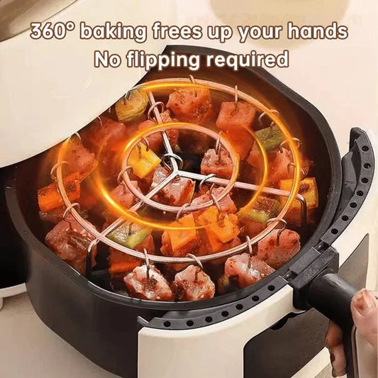🥩Σχάρα ψησίματος για φριτέζα αέρα + δωρεάν γάντια ανθεκτικά στη θερμότητα  🍤