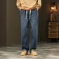 2026 Ανδρικά φαρδιά τζιν με ίσια γραμμή
