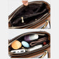 Γυναικεία μοντέρνα τσάντα crossbody με κλειδαριά