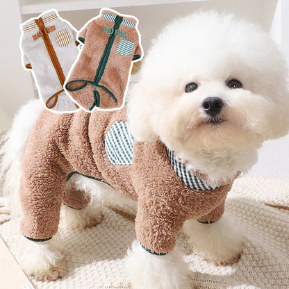 🐶 Η θερμική ενδυμασία με διπλή δακτυλίδια και κουμπιά 🐾