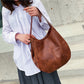 Ruime Hobo Schoudertas met Zachte Lederlook en Brede Schouderband