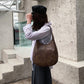 Ruime Hobo Schoudertas met Zachte Lederlook en Brede Schouderband