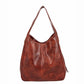 Ruime Hobo Schoudertas met Zachte Lederlook en Brede Schouderband