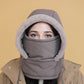Unisex θερμική σκούφια από πυκνότερο ύφασμα, με polar επένδυση και ενσωματωμένη προστασία προσώπου❄️