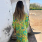 🌸 2025 Ανοιξιάτικο/καλοκαιρινό χαλαρό φόρεμα εκτύπωσης V