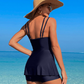 💝Καλοκαίρι ειδικό 👙 Γυναικείο Tankini υψηλής μέσης μαγιό δύο τεμαχίων ✨