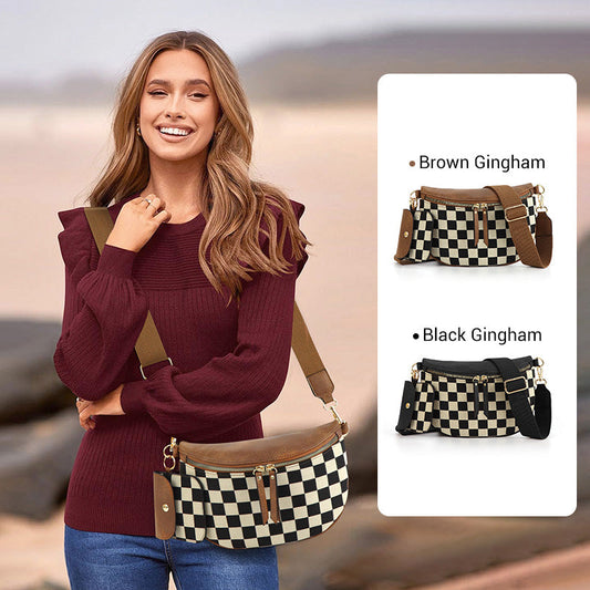 Γυναικεία Τσάντα Crossbody από PU Δέρμα - Τελευταία Τάση Μόδας ✨