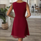 🔥Μεγάλη Έκπτωση 34%！👗Divat strasszos ujjatlan ruha✨