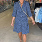 👗Women's Trendy Leopard Print V-Neck Loose Fit Dress