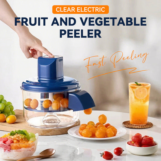 🍊Διαφανής ηλεκτρικός αποφλοιωτής φρούτων και λαχανικών