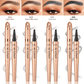 ⚡Μολύβι για 3D microblading φρυδιών με 4 άκρες τύπου πιρούνι