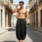 👖✨Ανδρικό παντελόνι χαρέμ σε casual στυλ με ελαστικές μανσέτες