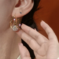 💎✨ Cercei Eleganți cu Bilă de Zirconiu și Cerc Dublu – Sclipire Fascinantă și Design Modern! 🥂👑