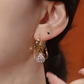 💎✨ Cercei Eleganți cu Bilă de Zirconiu și Cerc Dublu – Sclipire Fascinantă și Design Modern! 🥂👑