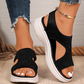 🌺Damen-Sandalen mit Strasssteinen und Plateausohle