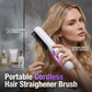 Multi-Function Cordless Ceramic Hair Straightener Brush