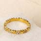 💖 Elegant Hjärta Evighetsring – Mikro-pavé Zirkon & Rostfritt Stål ✨