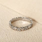 💖 Elegant Hjärta Evighetsring – Mikro-pavé Zirkon & Rostfritt Stål ✨