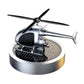 🚁 Désodorisant hélicoptère solaire en métal – Rotation solaire & déco de voiture stylée🌿