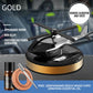 🚁 Désodorisant hélicoptère solaire en métal – Rotation solaire & déco de voiture stylée🌿