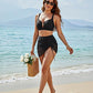 👙Έκπτωση 50%💃Γυναικεία σετ μπικίνι με ψηλή μέση, με ενίσχυση σε σχήμα U, μαγιό που διαμορφώνει την κοιλιά