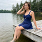 🌊👙 Costum de baie tip rochie pentru femei, cu croi în A și decupaje sexy