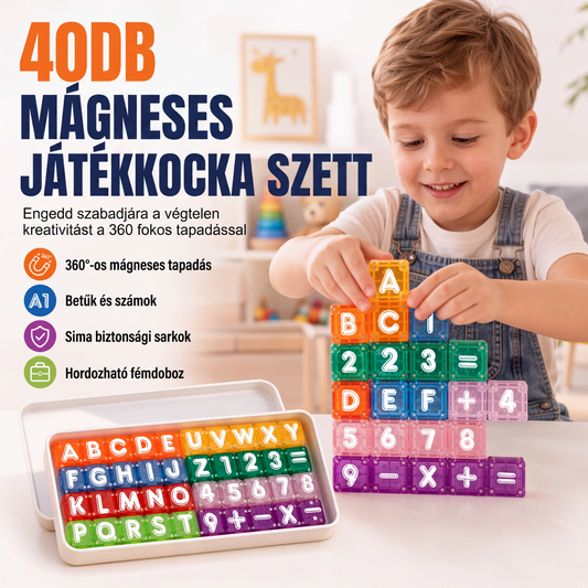 🧩 Μαγνητικά κύβοι με γράμματα και αριθμούς – Μαθαίνουμε παίζοντας, διασκεδαστική μάθηση✨