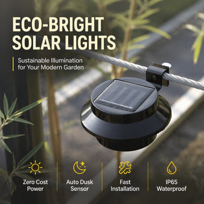 ☀️🔆Ηλιακό φωτιστικό τοίχου – Αδιάβροχο, LED, για υδρορροές