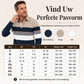 ✨ Klassiek Gestreept Colorblock Shirt voor Heren – Trendy Casual Overhemd met Moderne Uitstraling