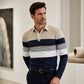 ✨ Klassiek Gestreept Colorblock Shirt voor Heren – Trendy Casual Overhemd met Moderne Uitstraling