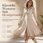 Elegante Suède-Look Jurk met Franjes en Knoopsluiting