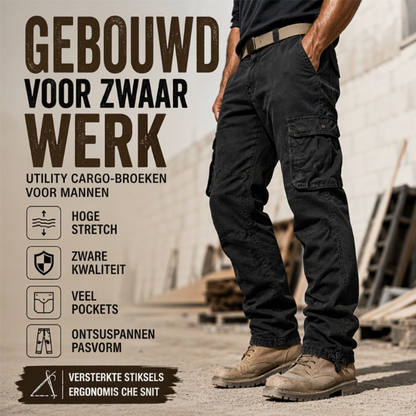 Tactische cargobroeken voor heren met meerdere vakken