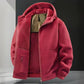 Casual Warme Jas met Capuchon en Rits voor Heren
